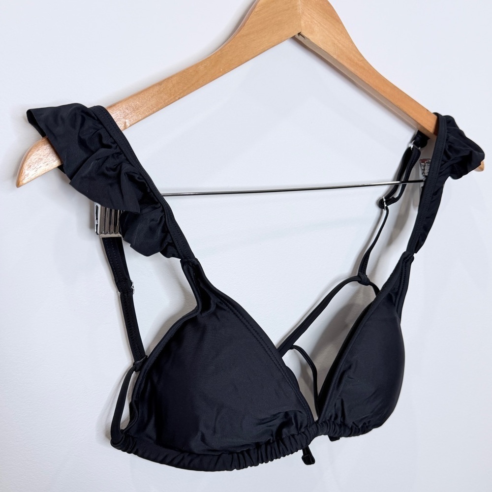 Halara Padded Black Bikini Top